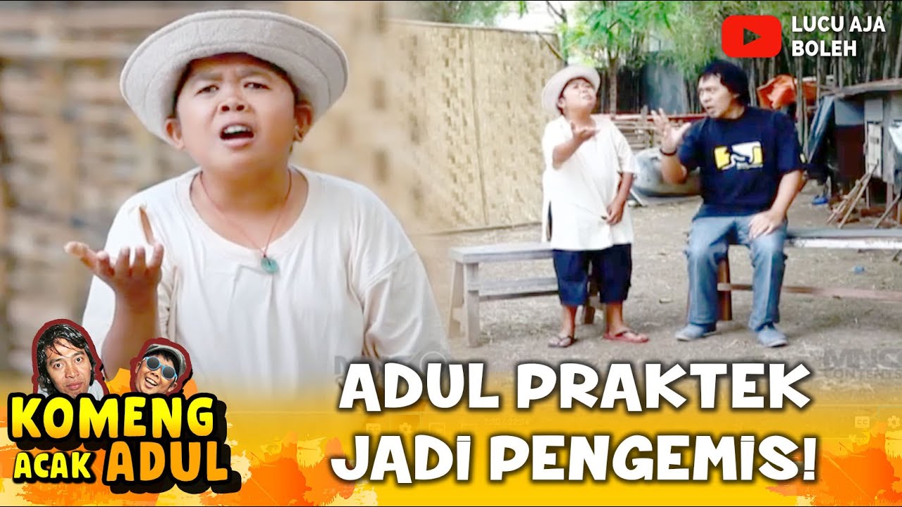 PARAH LU MENG, SI ADUL DI AJARIN BUAT MANGKAL DI LAMPU MERAH !! - KOMENG ACAK ADUL