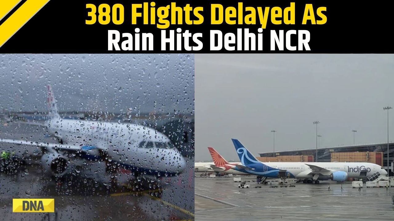 Delhi Weather Update: 380 Flights Delayed, 15 Diverted Amid Heavy Rain & Thunderstorms In Capital