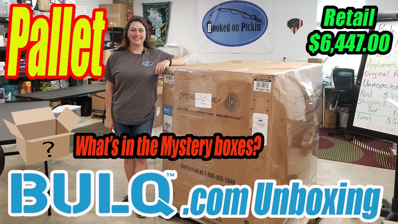 Bulq.com Pallet Unboxing - Uninspected Returns - Retail $6,447.00 - 75 Items -  Online Reselling