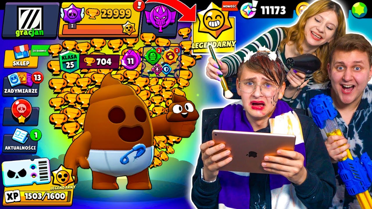 🏆M&Oacute;J BRAT WBIJA 30 000 PUCHARK&Oacute;W, a MY GO 🅳🅴🅽🅴🆁🆆🆄🅹🅴🅼🆈 w BRAWL STARS!🤬 *LEGENDA ZA DARMO!*