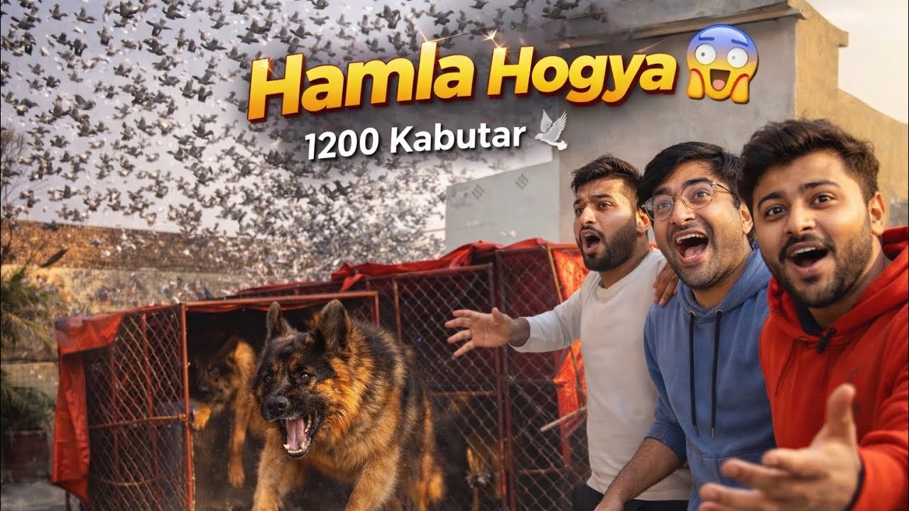 Abdullah Par Hamla 😱 | 1200 Breeder Peagons 🕊️ | GSD | Vlog 03