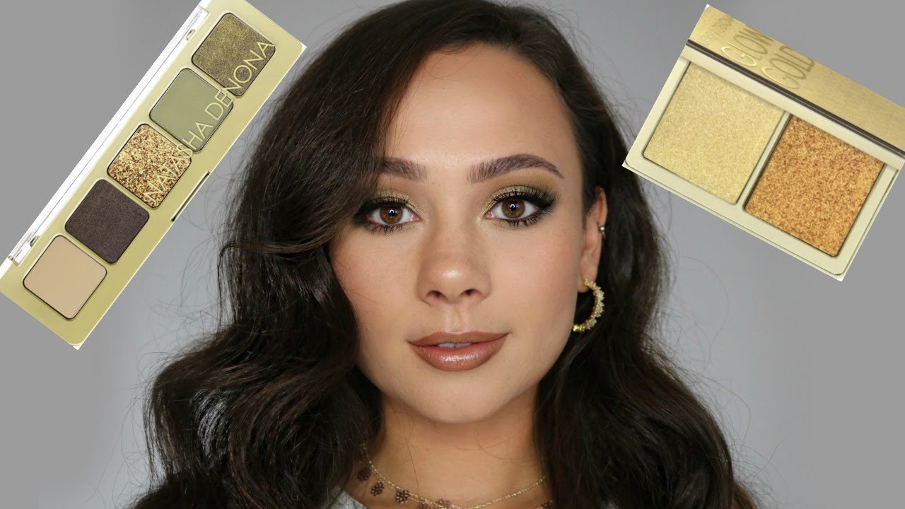 Natasha Denona Mini Gold Eyeshadow Palette & Glow Gold Highlight Duo | Review, Swatches & Tutorial