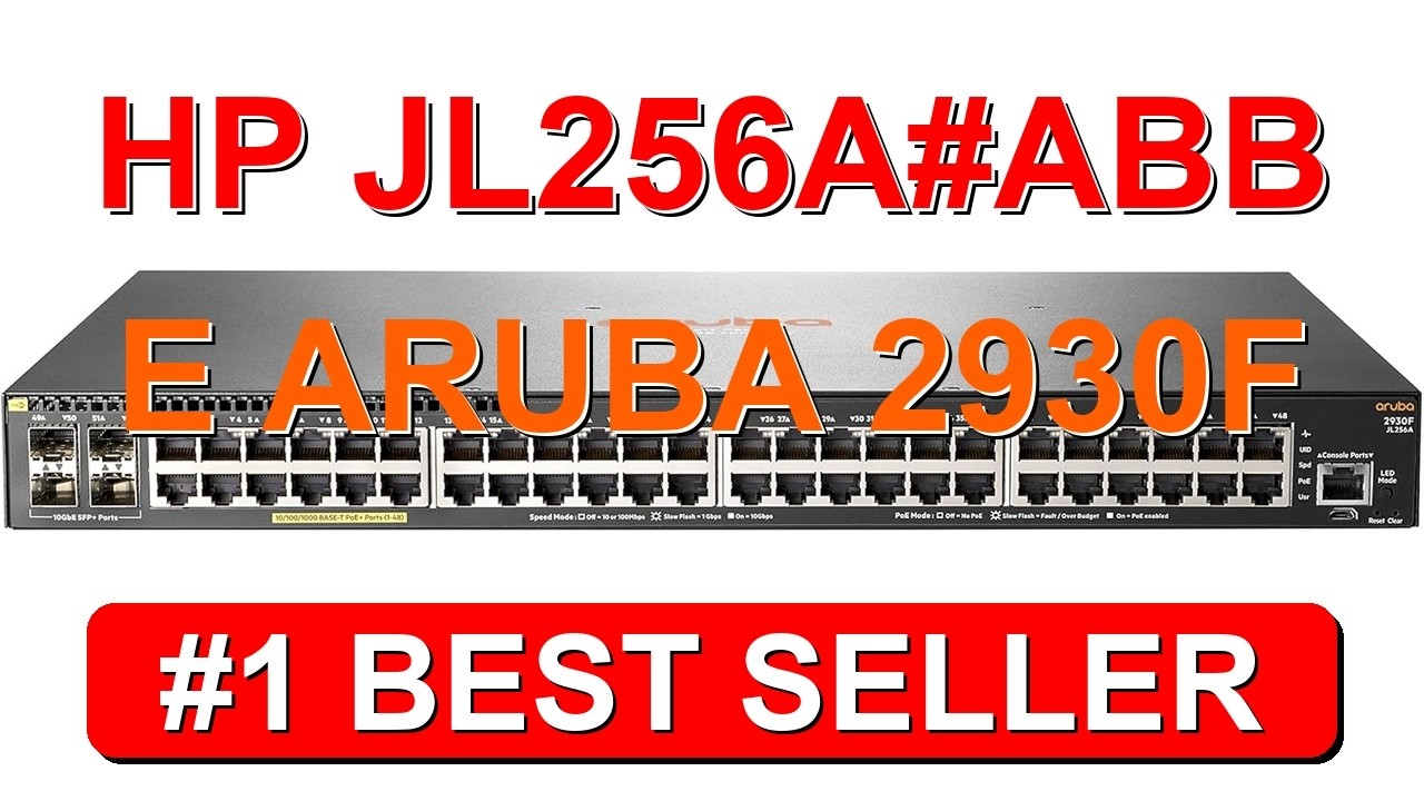 HP JL256A#ABB E Aruba 2930F 48G PoE+ 4SFP+ Switch - B01HPKW13Q