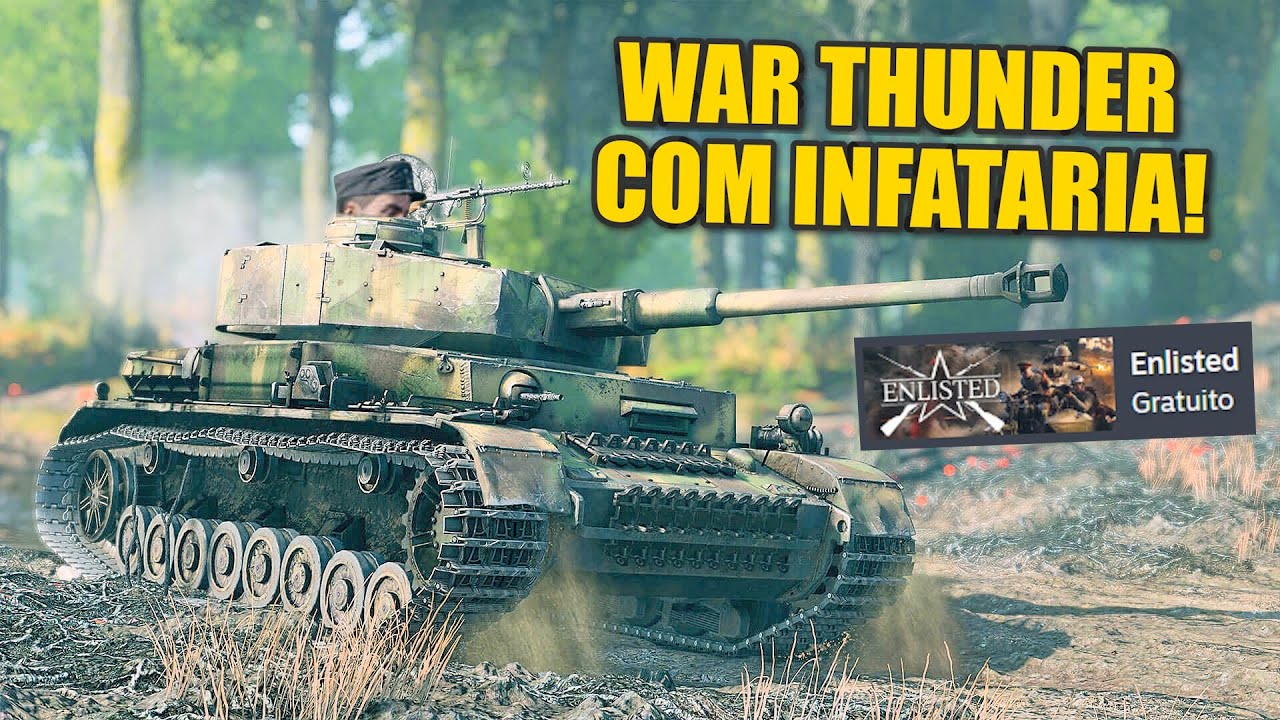WAR THUNDER Porem Com INFANTARIA!! - ENLISTED PT - BR