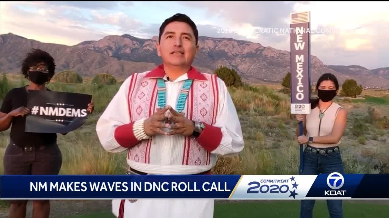 Sandia Pueblo leader delivers NM roll call vote at DNC