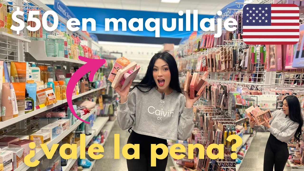 Què tanto maquilaje puedes comprar con $50 en EEUU🇺🇸/Te muestro mala o buena calidad/