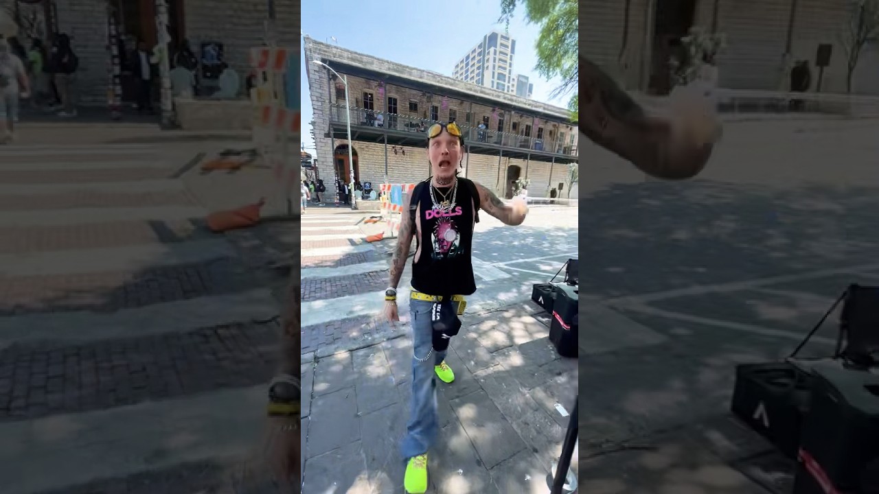 Street person REALLY LIVING 