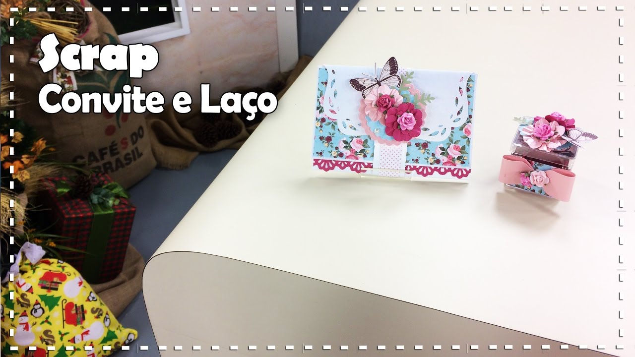 CONVITE E LAÇO EM SCRAP com Ivy Larrea - Programa Arte Brasil - 14/12/2016