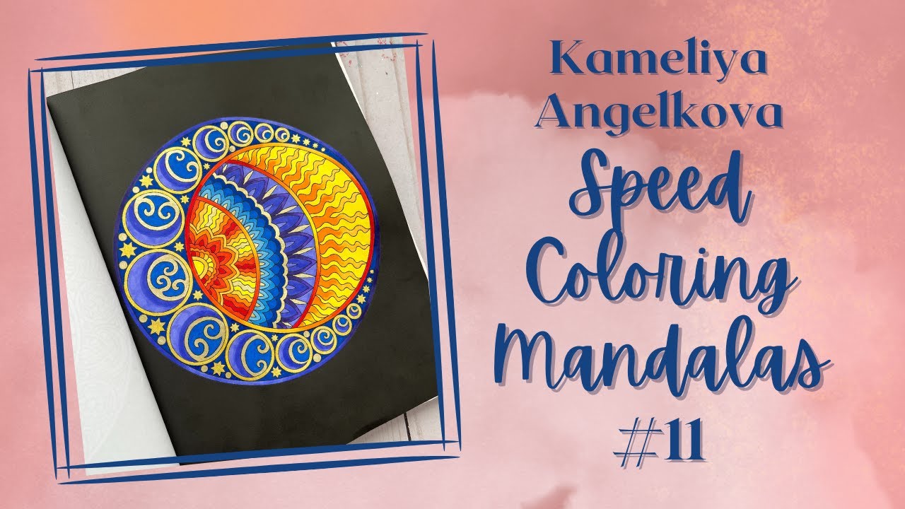 Speed Coloring Mandalas #11 | 50 Nighttime Mandalas | Adult Coloring