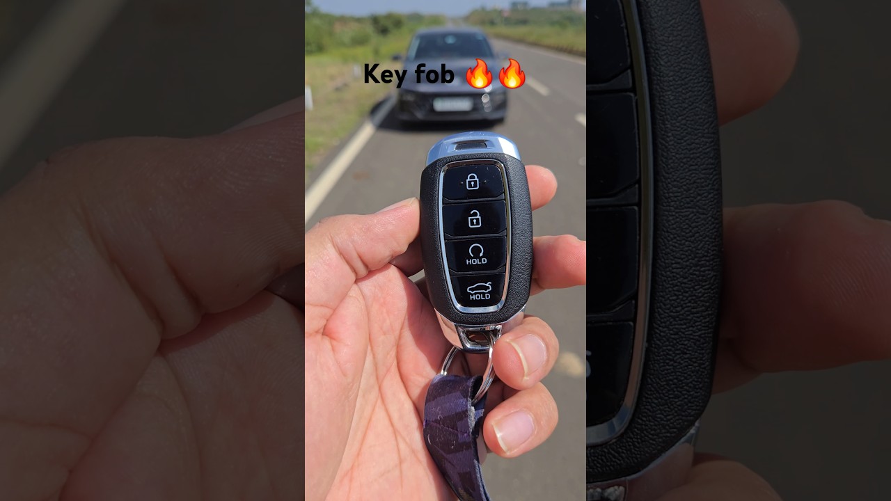Key fob | digital key features explained 🔥 IGNITION ON🚗 #car #verna