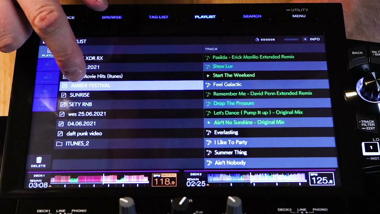 Pioneer XDJ RX3  - LCD / BEAT FX / Countdown / Playlists features / العد التنازلي / قوائم التشغيل