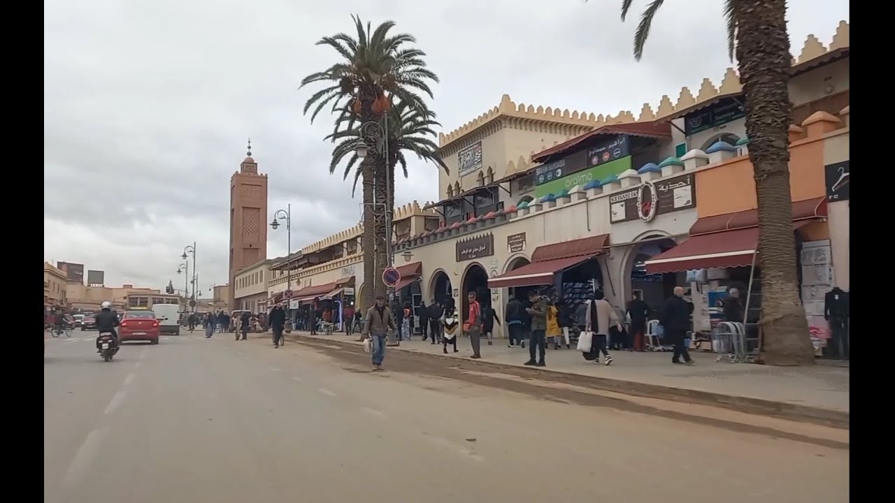 وجدة..وسط المدينة. ظهر لمحلات.  حي القدس. الحي الإداري la ville de   oujda  2
