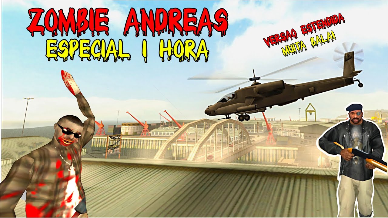 GTA ZOMBIE ANDREAS Ep 10 - Limpando Áreas de Infestação - ZUMBI MOD COMPLETO Zumbis em San Andreas