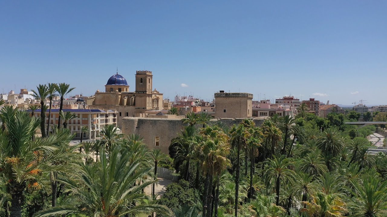 Vistas aéreas de Elche (Alicante)
