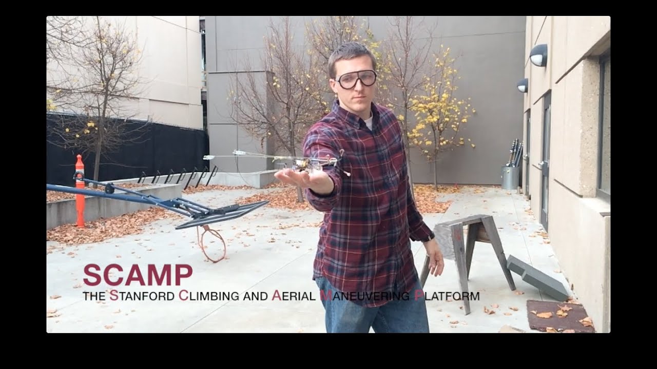 Meet SCAMP: The Flying, Perching, Climbing Robot