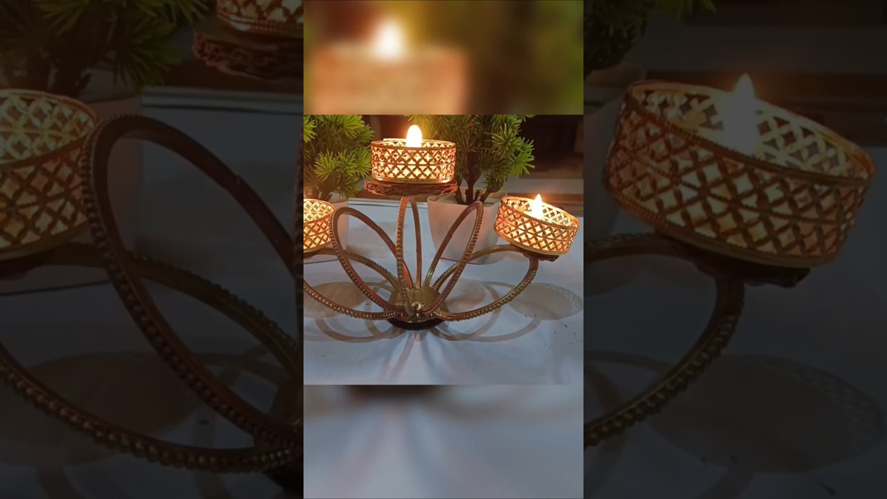Aesthetic Home decor idea Using old bangles 😍🥰 
