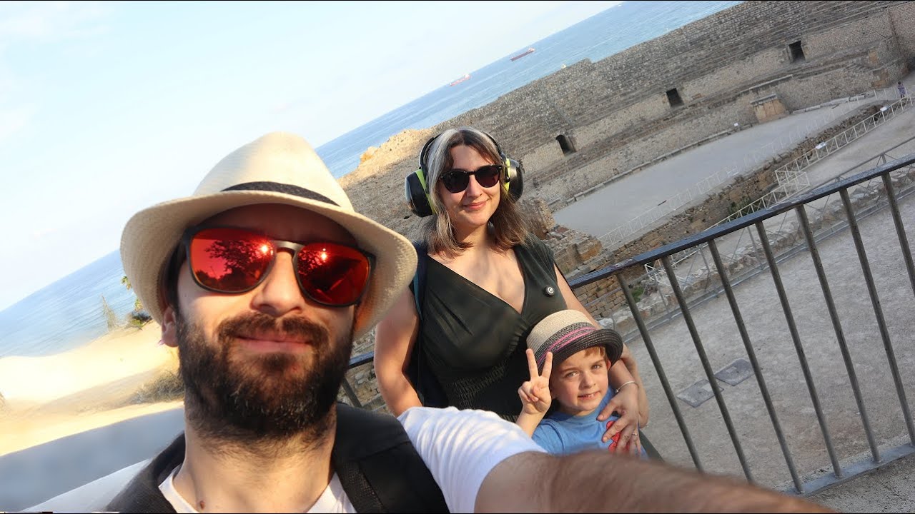 PRIMERA EXCURSIÓN FAMILIAR EN EL ANFITEATRO DE TARRAGONA CON FUEGOS ARTIFICIALES!