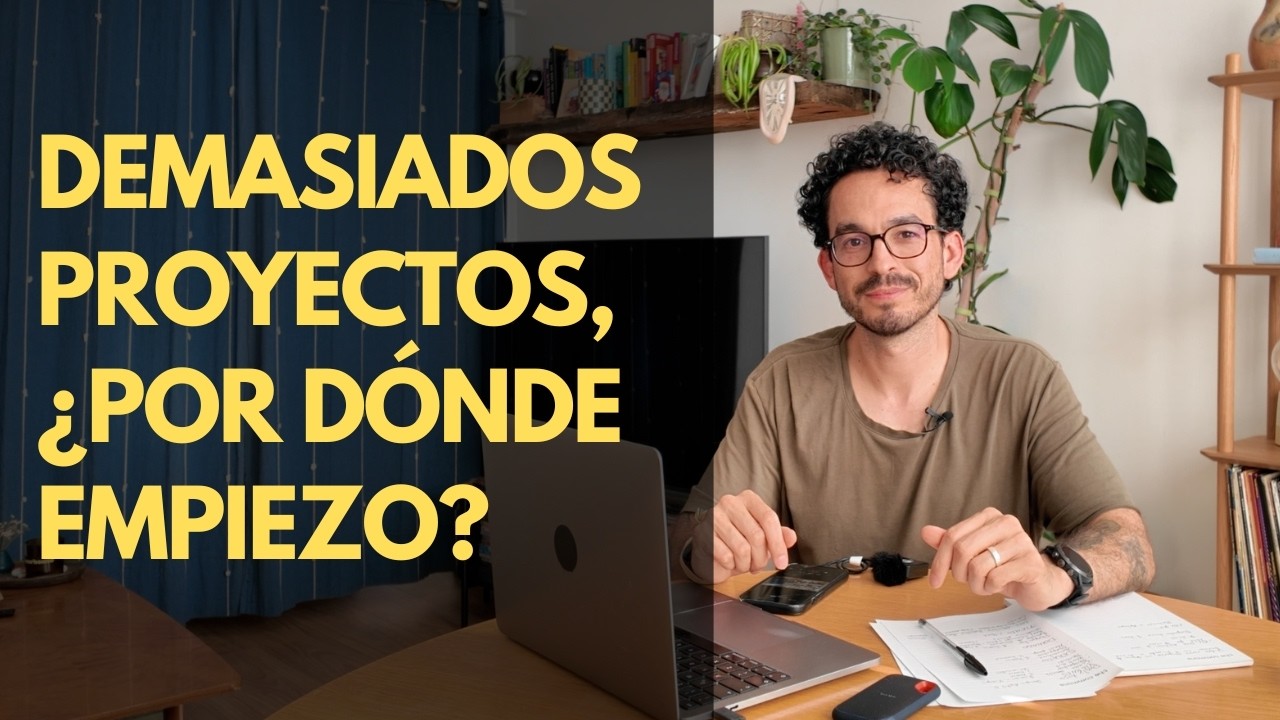 ¿Cómo organizar mi semana si tengo muchos proyectos y no quiero quemarme?