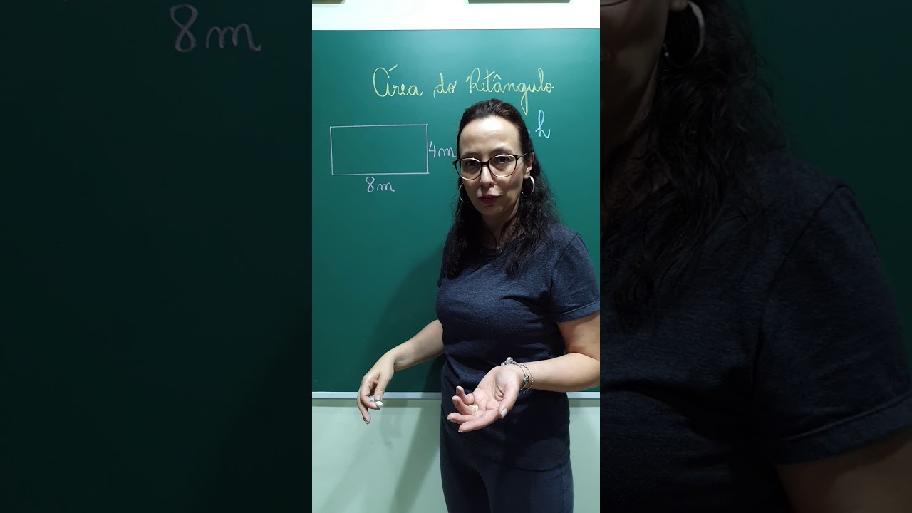 Área do Retângulo - Professora Angela Matemática 