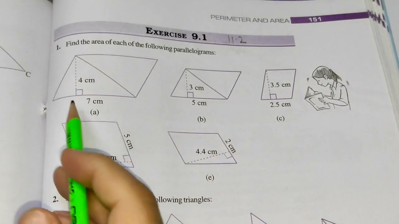 Ex-9.1 Chapter -9 Perimeter and Area || Class 7th Maths New Edition Book