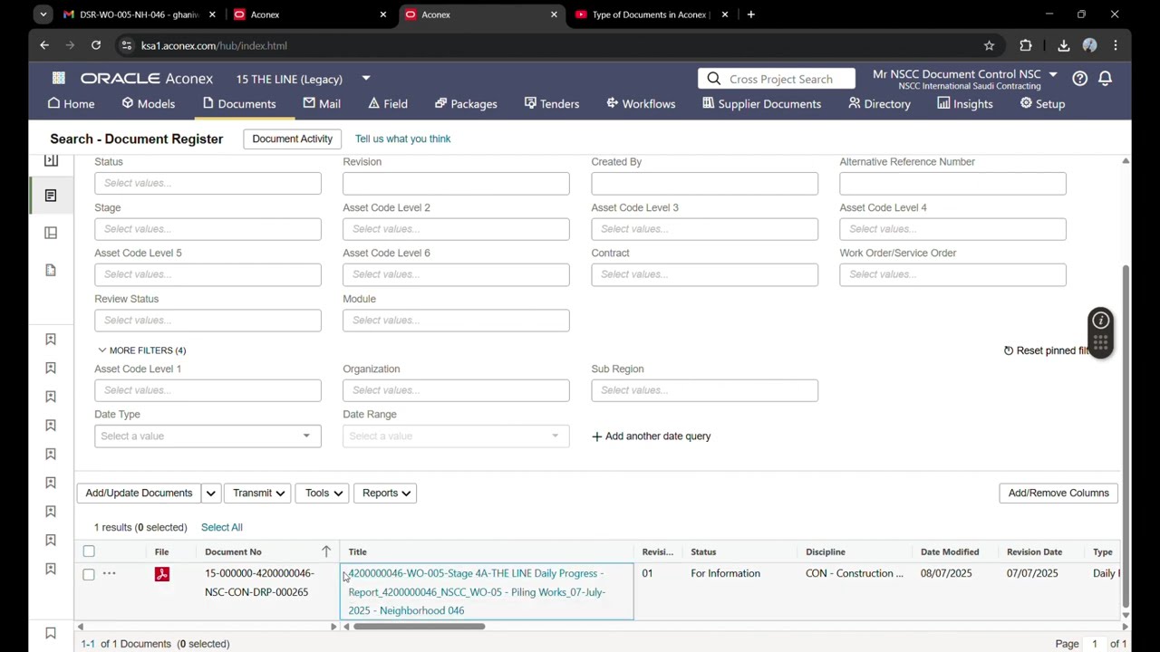 Uploading a Single Document in Aconex | #Aconex #Document Control #AconexTraining #UploadDocument