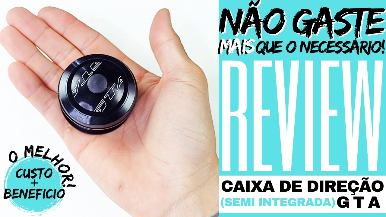 Caixa de Direção GTA - (ROLAMENTO SELADO) Melhor Custo-Benefício! Detalhes que fazem diferença! 44mm