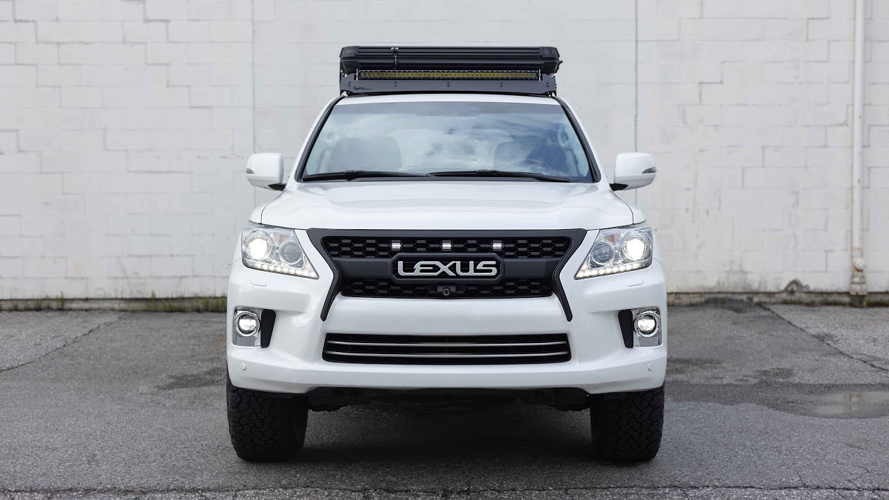 Lexus LX570 TRD Style Grille & LED Lamps Installation (Garage Alpha OffRoad) - Enable [CC] for tips!
