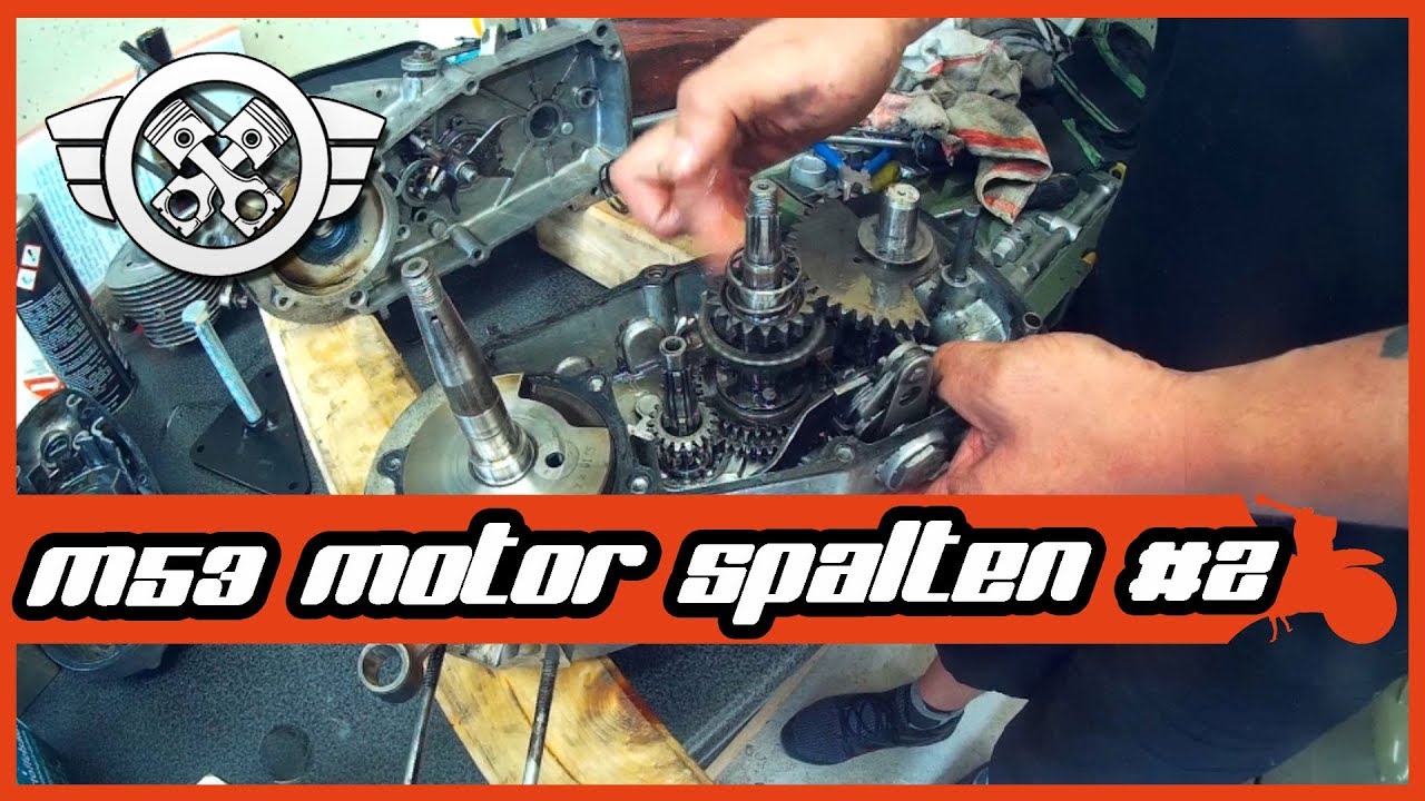 Simson M53 spalten #2 | Fehlersuche in der Schaltmechanik | Lager raus