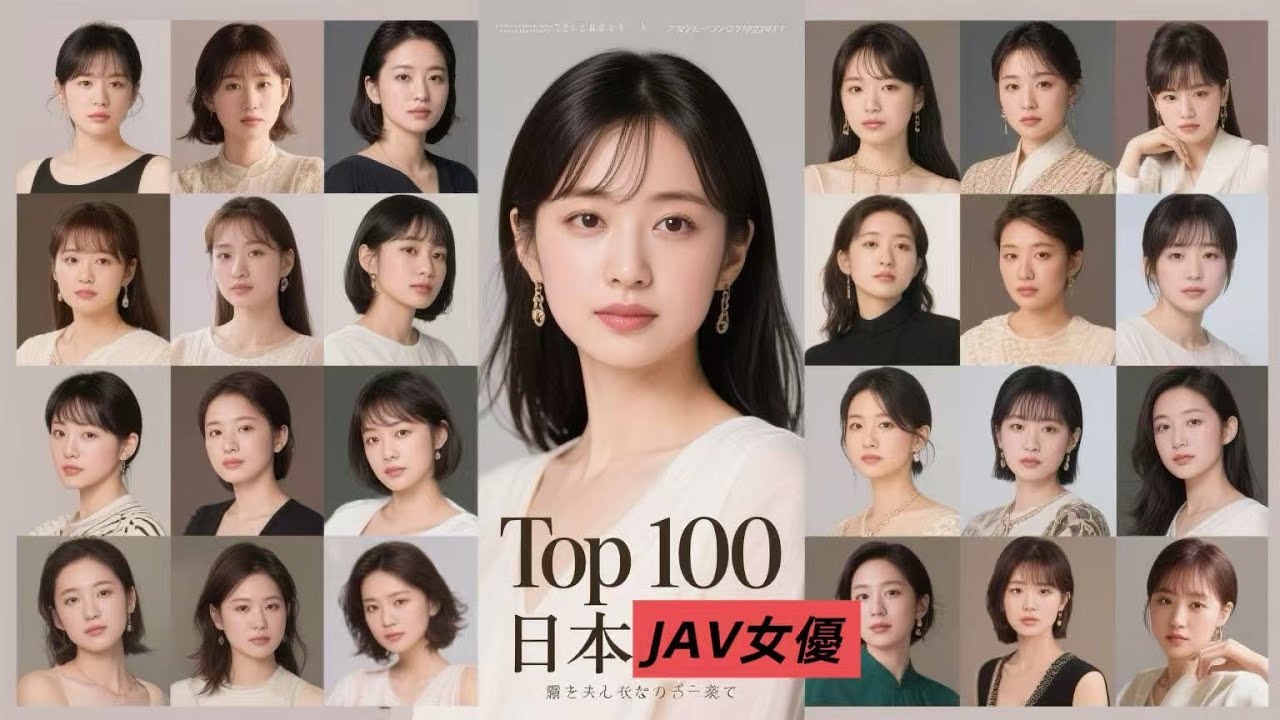 TOP 100 JAPANESE JAV Actresses - TOP 100日本AV女优