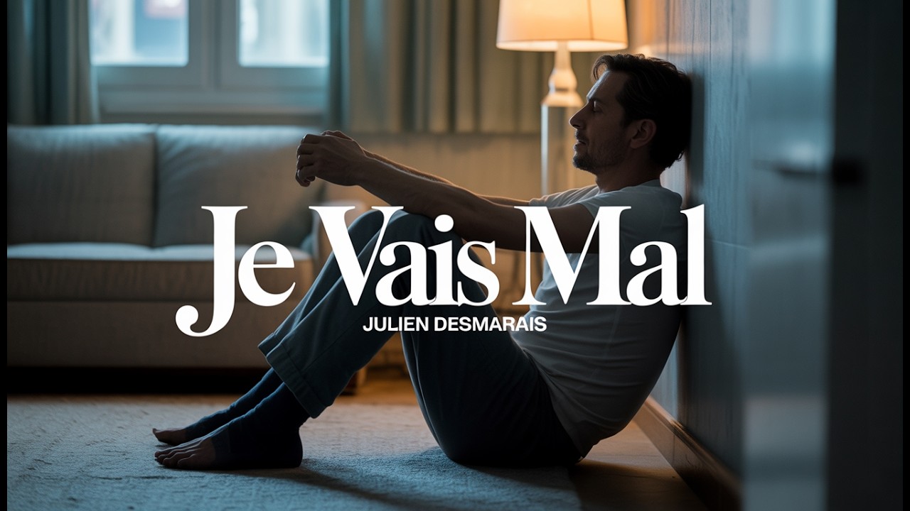 Je vais mal 💔 Chanson française émouvante 2026 | JULIEN DESMARAIS