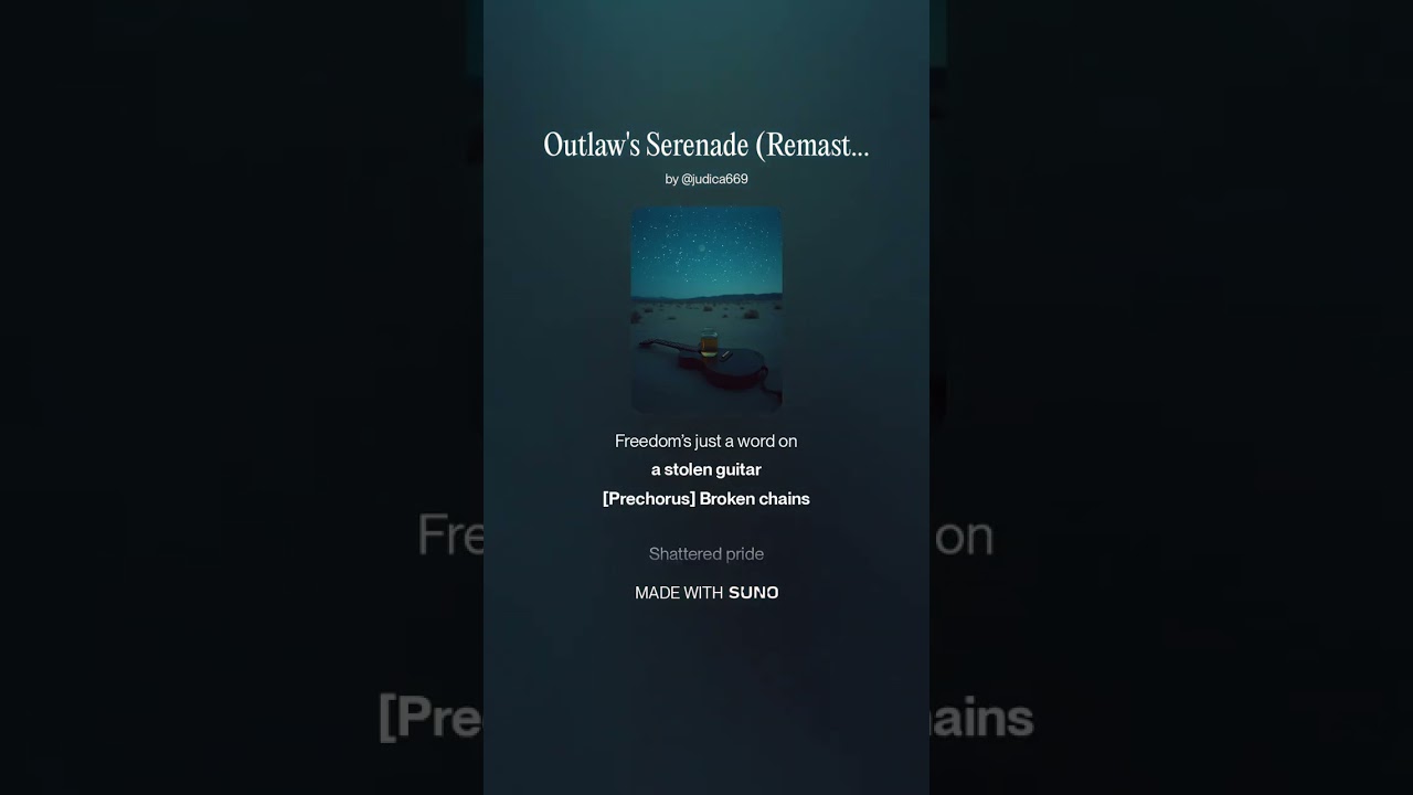 Outlaw's Serenade #judica669