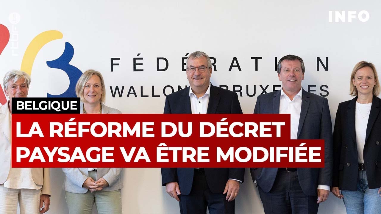 Décret paysage : la réforme va être modifiée - RTBF Info
