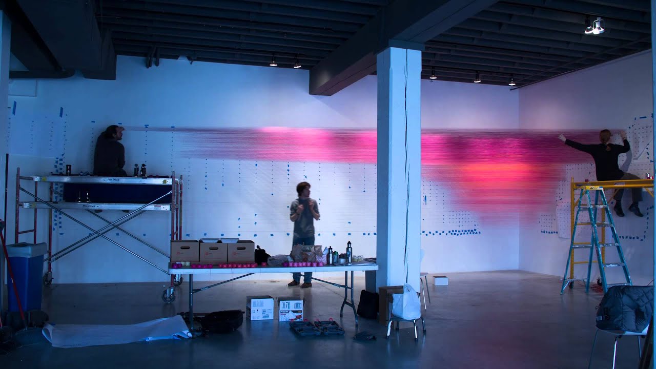 Anne Lindberg Installation Timelapse