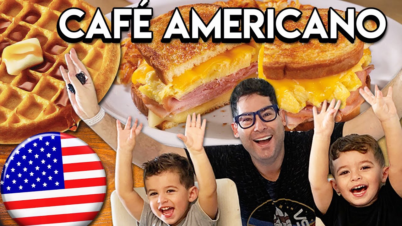Café da Manhã AMERICANO em casa