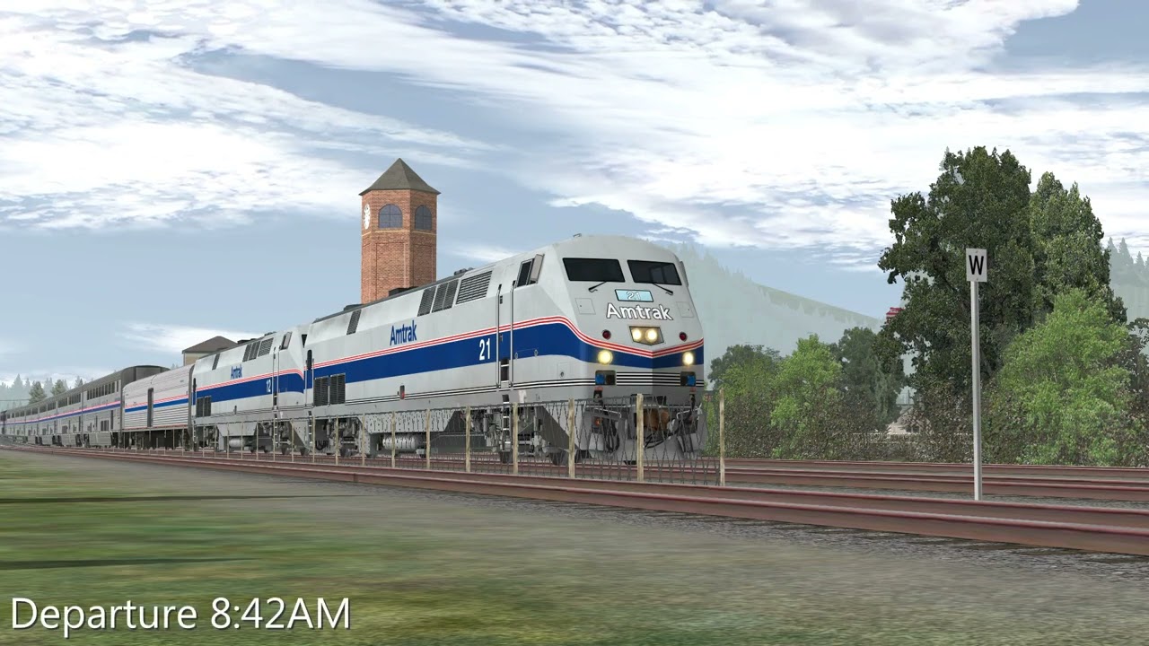 Open Rails: Chasing Amtrak 16