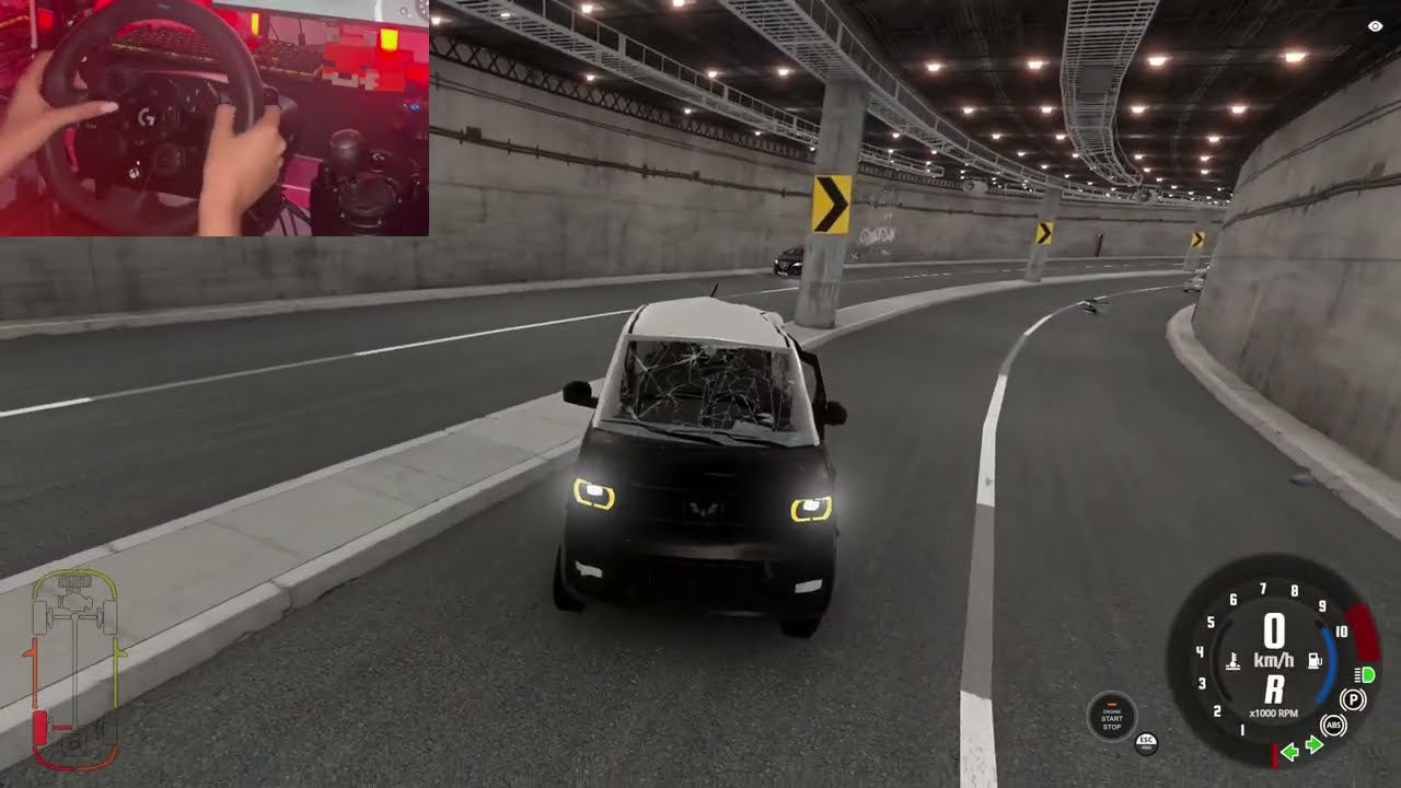 Wuling MINI EV (2021) Macaron ultimate edition - BeamNG.drive - POV Driving | Logitech G29 |