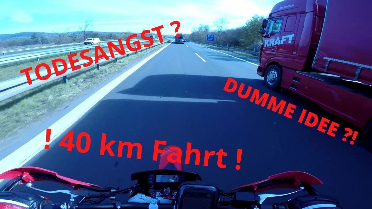 ! Mit 125ccm auf die Autobahn !  || Aprilla Rx 125 Motovlog