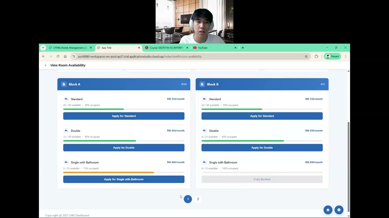 ESDM PROJECT BY SAP APPLICATION STUDIO (NG YU HIN A23CS0148)