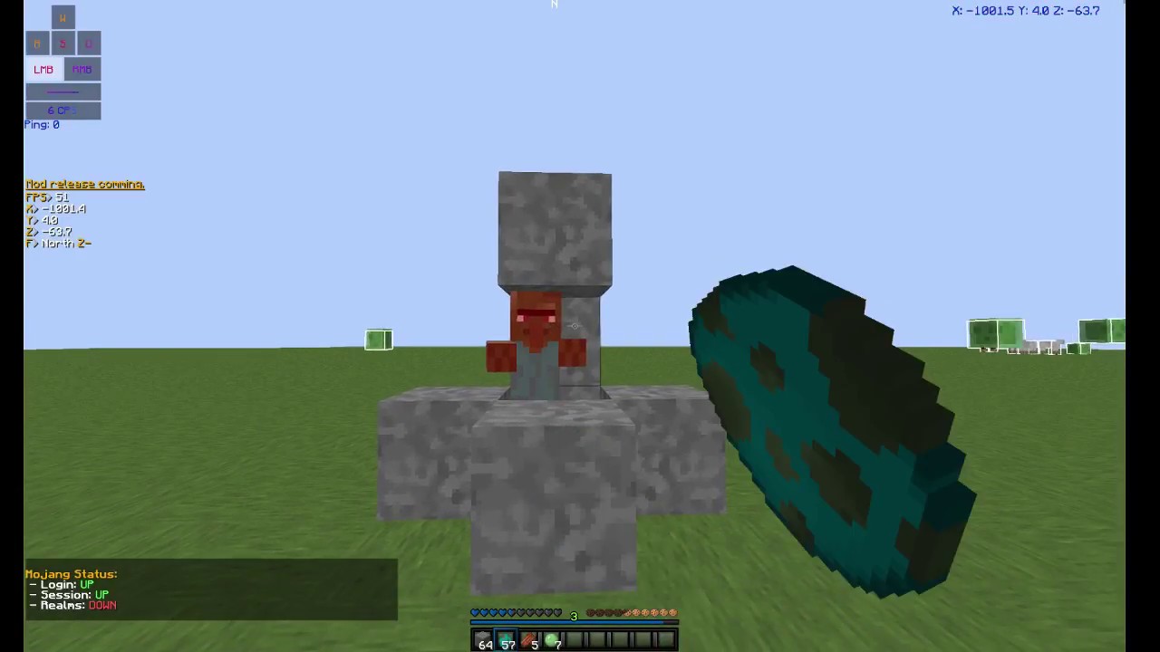 OP Reach Mod In Minecraft! 3.1 - 4.2 blocks!
