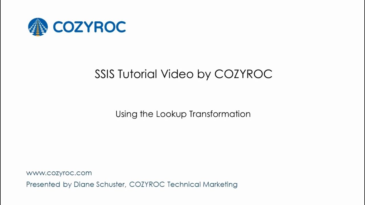 How to Use the Lookup Transformation - SSIS tutorials for Beginners by COZYROC