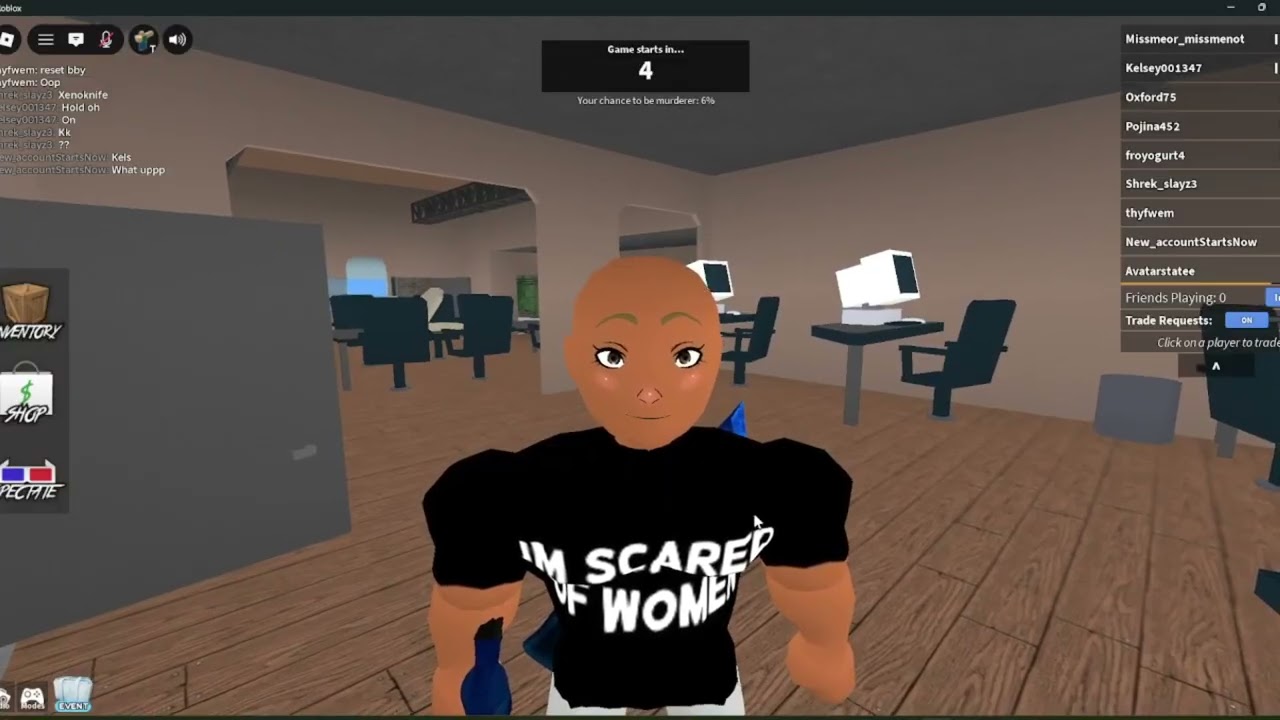 trolling/ragebaiting a toxic targeting edater  (Murder Mystery 2)