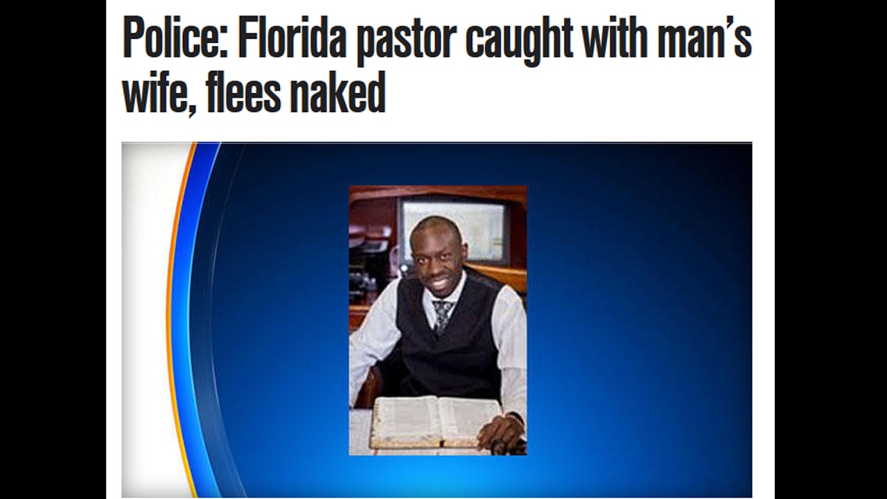Video of Pastor O Jermaine Simmons Fleeing House with husband Chasing
