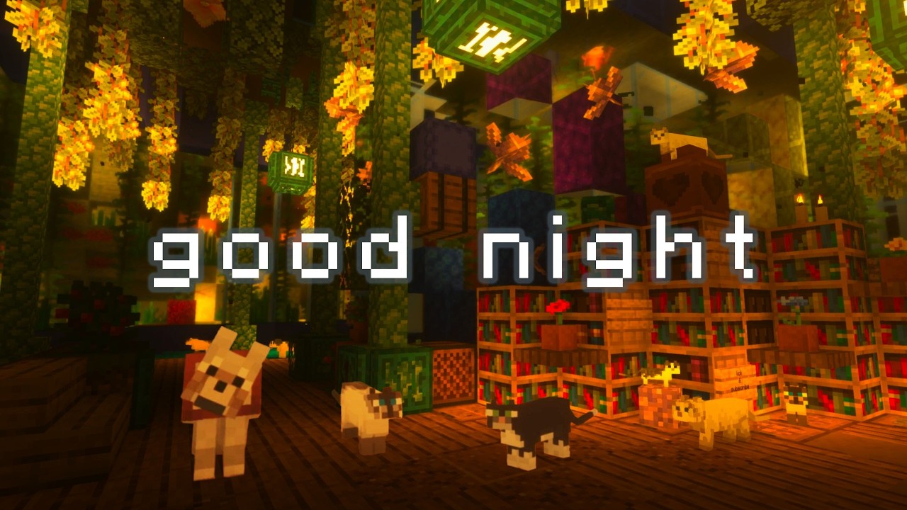 you’ve earned some rest… (minecraft music & water ambience)