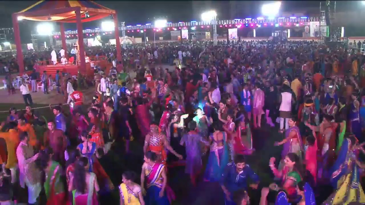7th Day Navratri Celebration at Gujarat University Ground, Ahmedabad