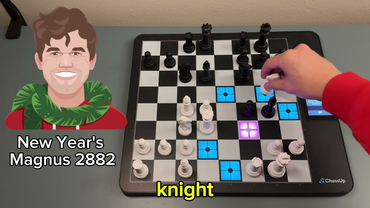 Новогодний Магнус, рейтинг 2882 + ChessUp 2