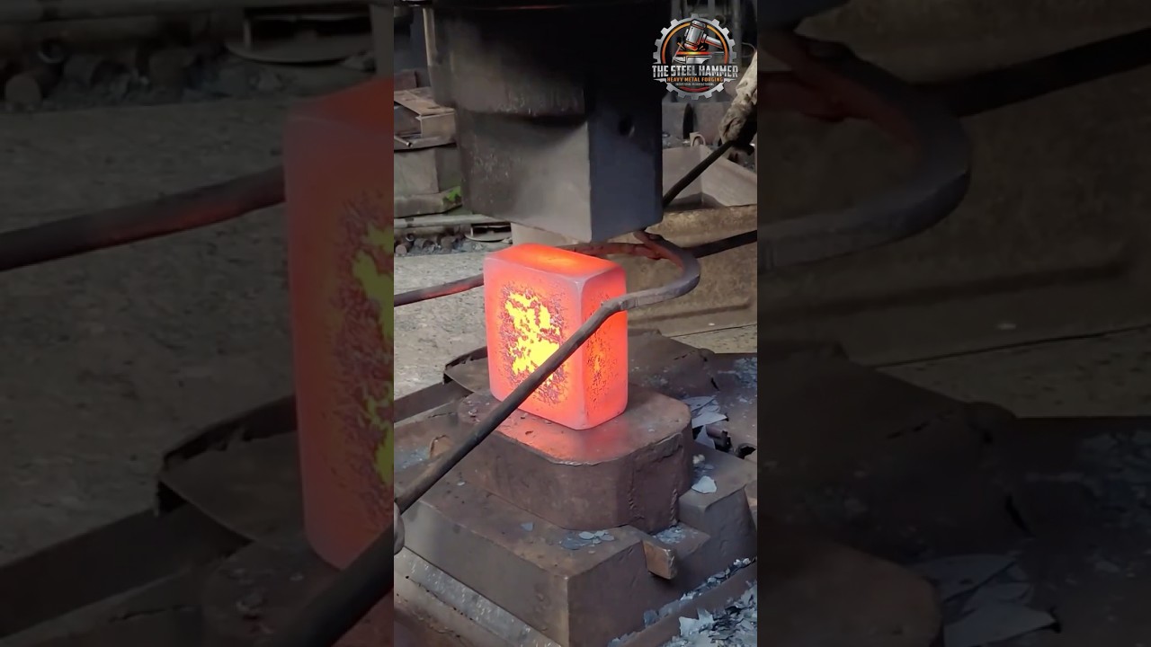 Satisfying Power Hammer Forging Process | Heavy Industry 