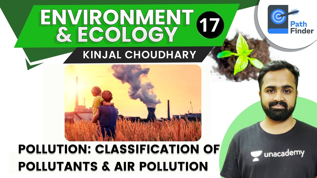 L17: Pollution | Classification of Pollutants & Air Pollution | UPSC CSE/IAS 2021 | Kinjal Choudhary