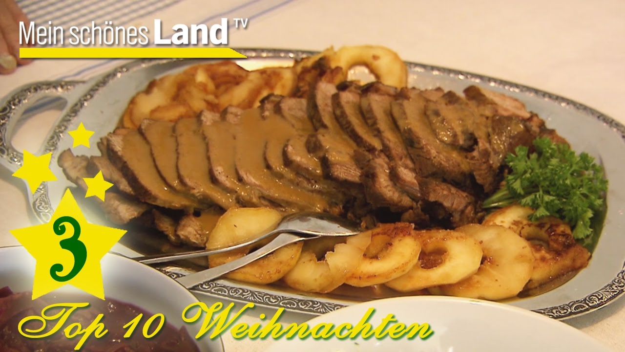 Rinderbraten mit Rotkohl und Kartoffelklößen | Top 10 Rezepte für Weihnachten