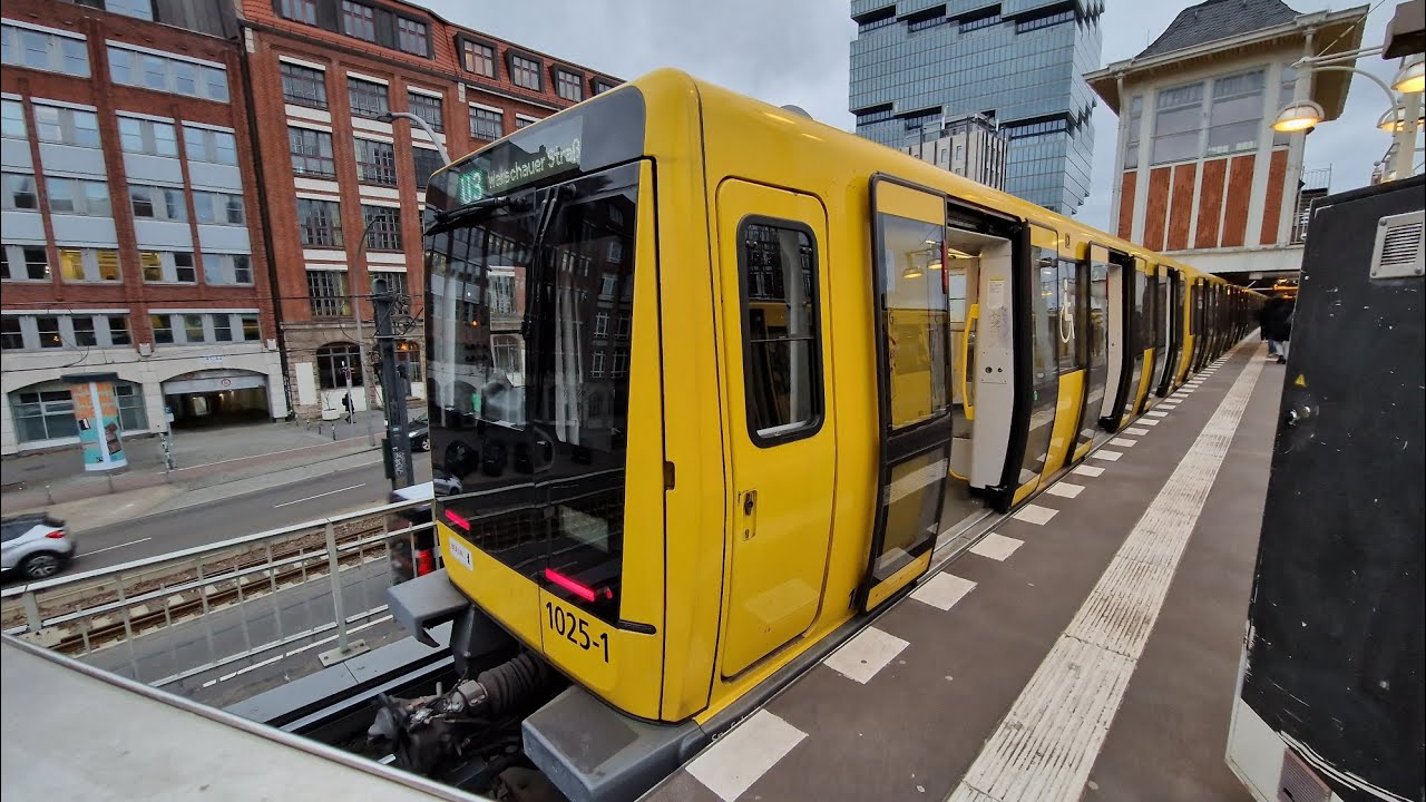 U-Bahn Berlin | Mitfahrt in der kompletten U3 von Warschauer Straße bis Krumme Lanke im IK15U 1025-1