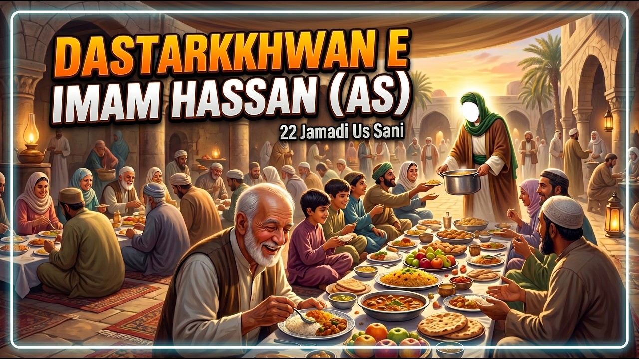 History of Dastarkhwan Imam Hassan | 22 Jamadi us Sani | Imam Hassan Dastarkhwan | دسترخوان امام حسن